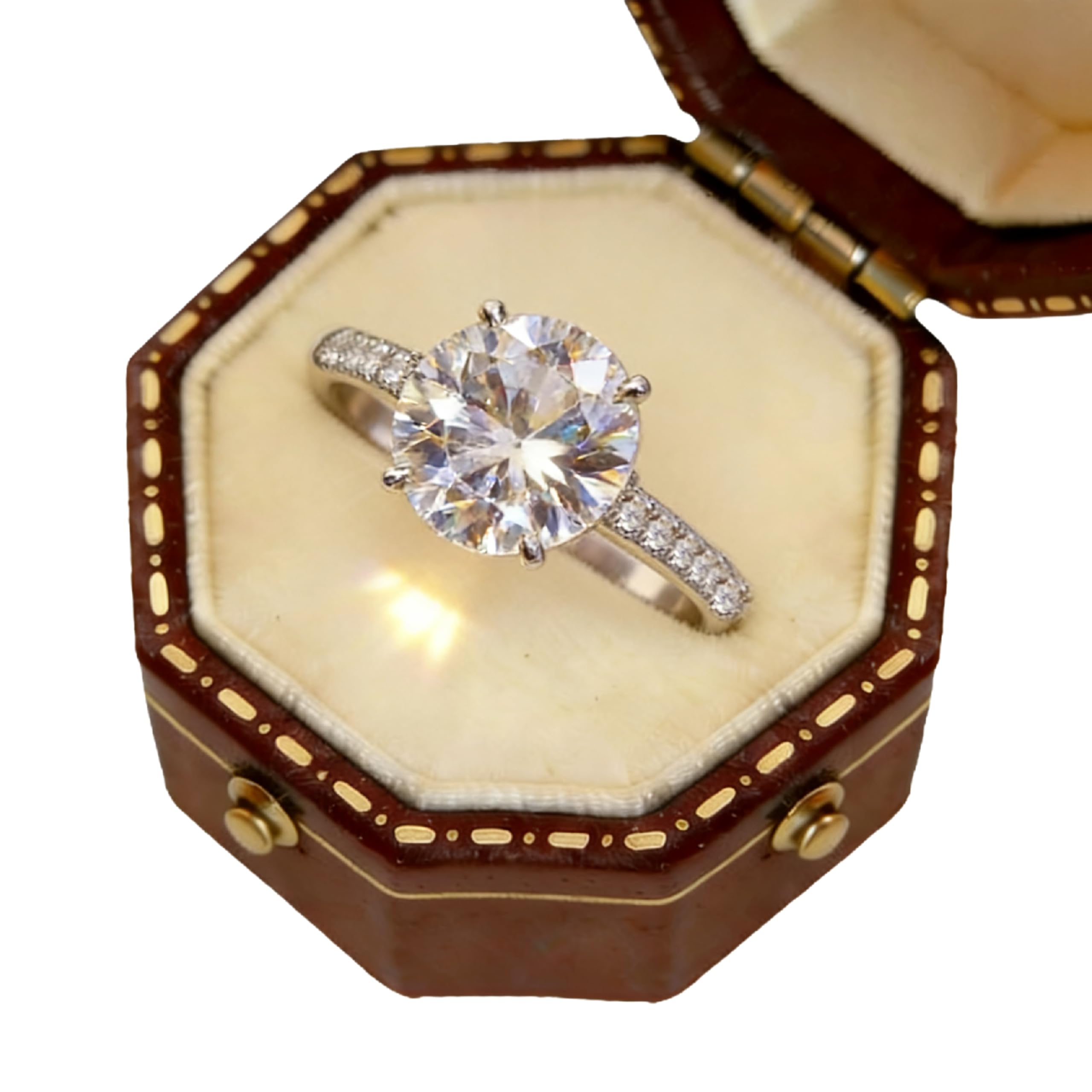 アクセサリー 18K Women's Ring with Diamonds 71HJGkJ+X5L.jpg